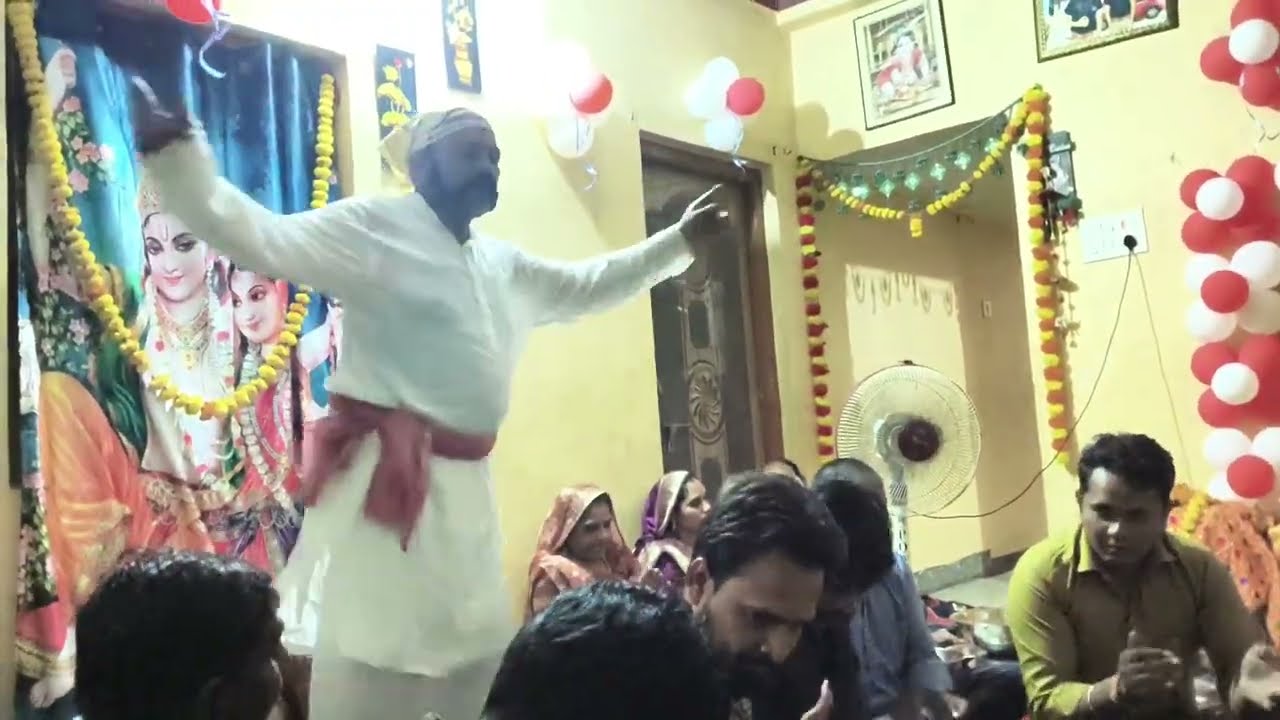 आवो आवो मारा काला कन्हैया तने बोलावे राधा प्यारी ll रामा भाई भगत का जोरदार नाच #bhajan