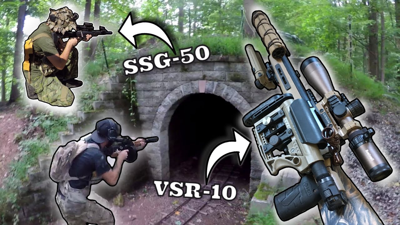 Airsoft Sniper Team | 3 Man Squad | Vsr-10 Gameplay!!!🎯