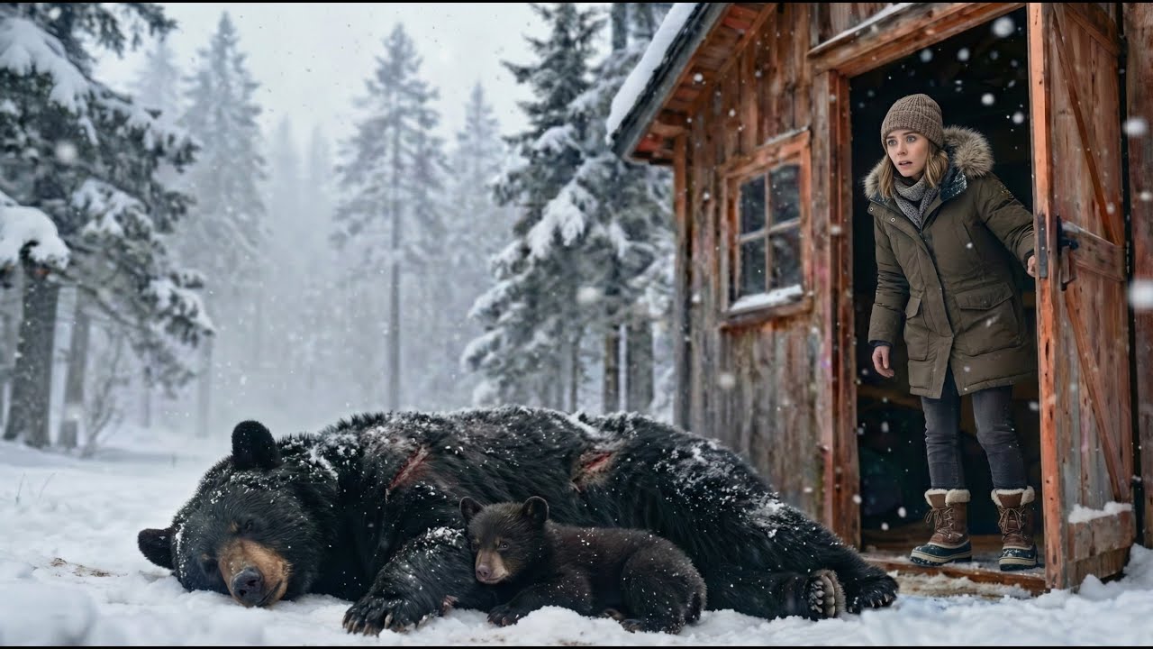 Animal Rescue: She Saves a Mother Black Bear and Her Cubs from Freezing