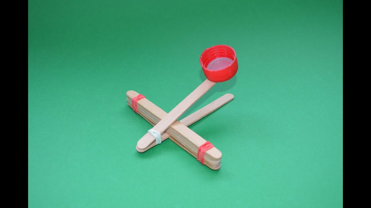 Como hacer una catapulta | Catapulta Casera