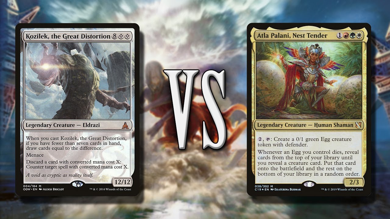Kozilek the Great Distortion vs Atla Palani | 1v1 Commander EDH gameplay | eedi H tribalkai