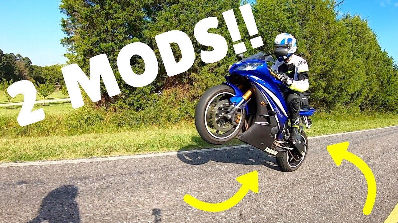 How To Wheelie The Yamaha R6 With TWO MODS!!