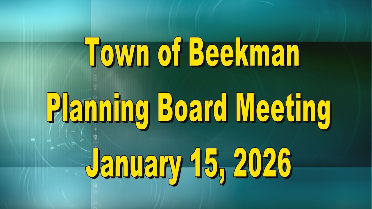 Beekman Planning Board 1 15 26