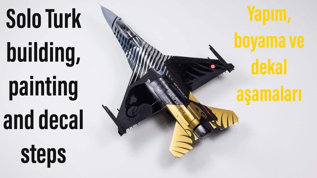 Solo Türk  F-16 1/72 Revell (Eng sub)