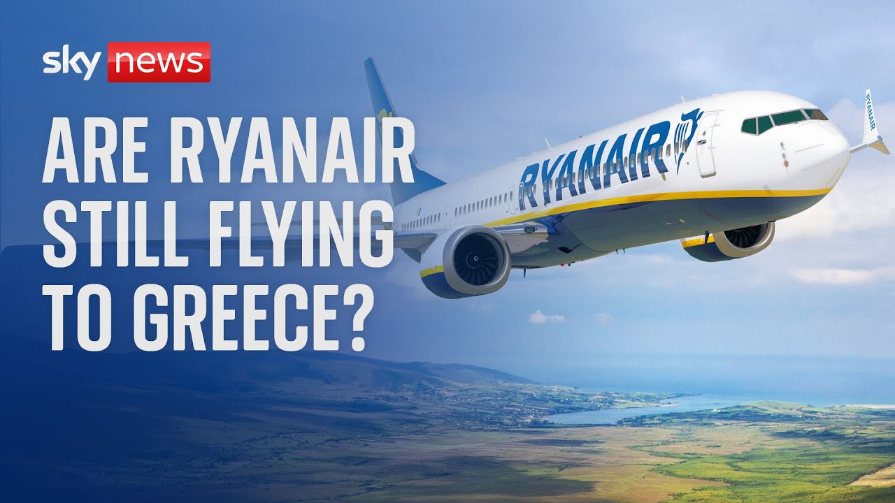 Ryanair operating 'full schedule' of flights to wildfire-hit Greece