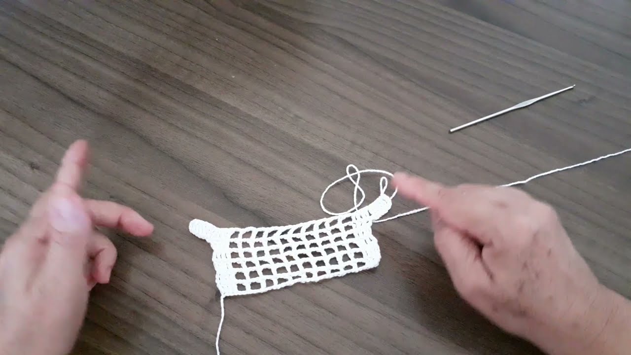 Como Faço Os Aumentos No Crochê FIlé (Pontos Altos ) #crochefile