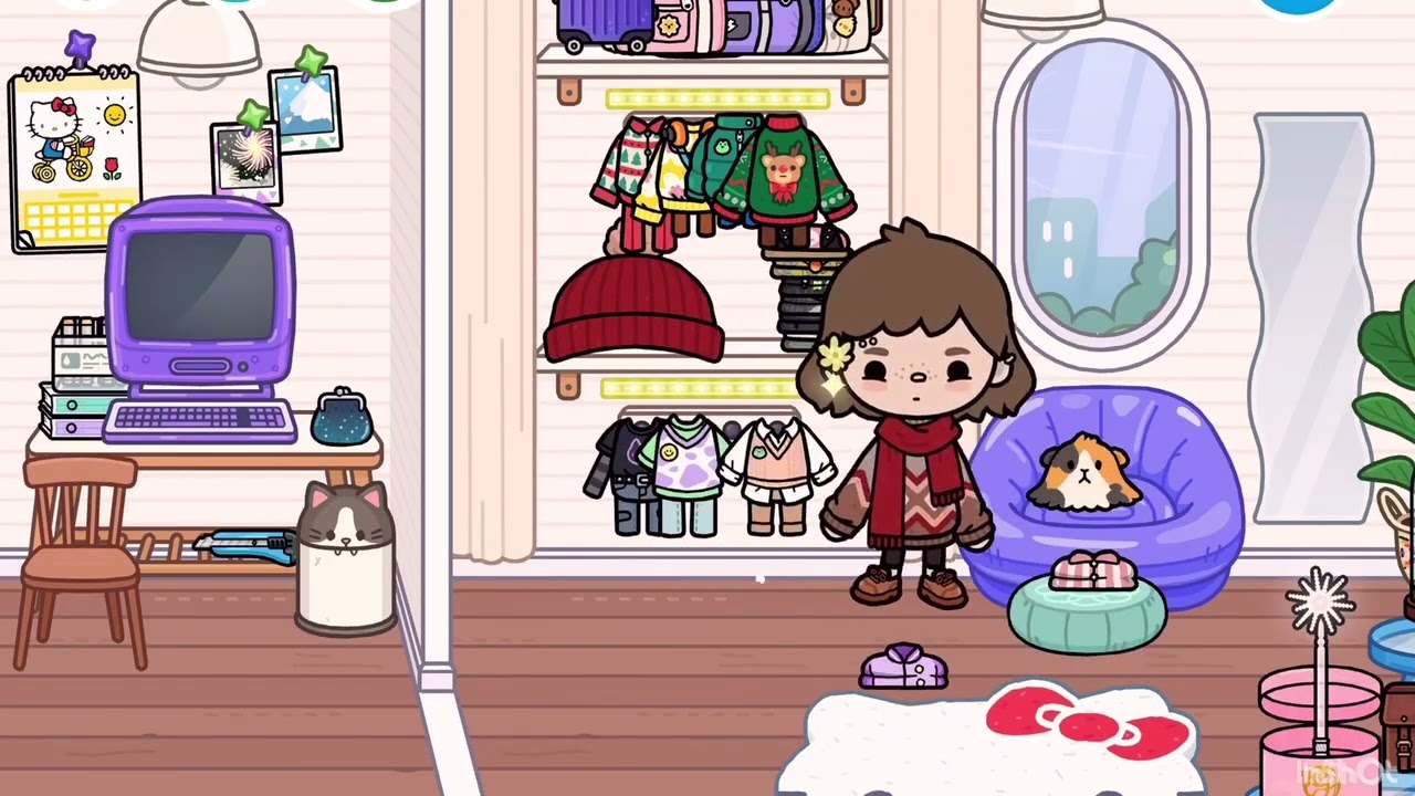 New house and new life| best ramen 🍜 in town| + shopping 🛍 | toca boca day in a life