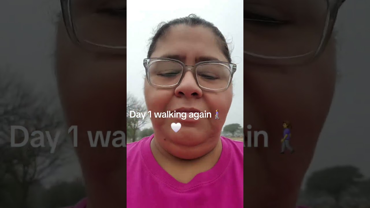 Started walking at the park again 