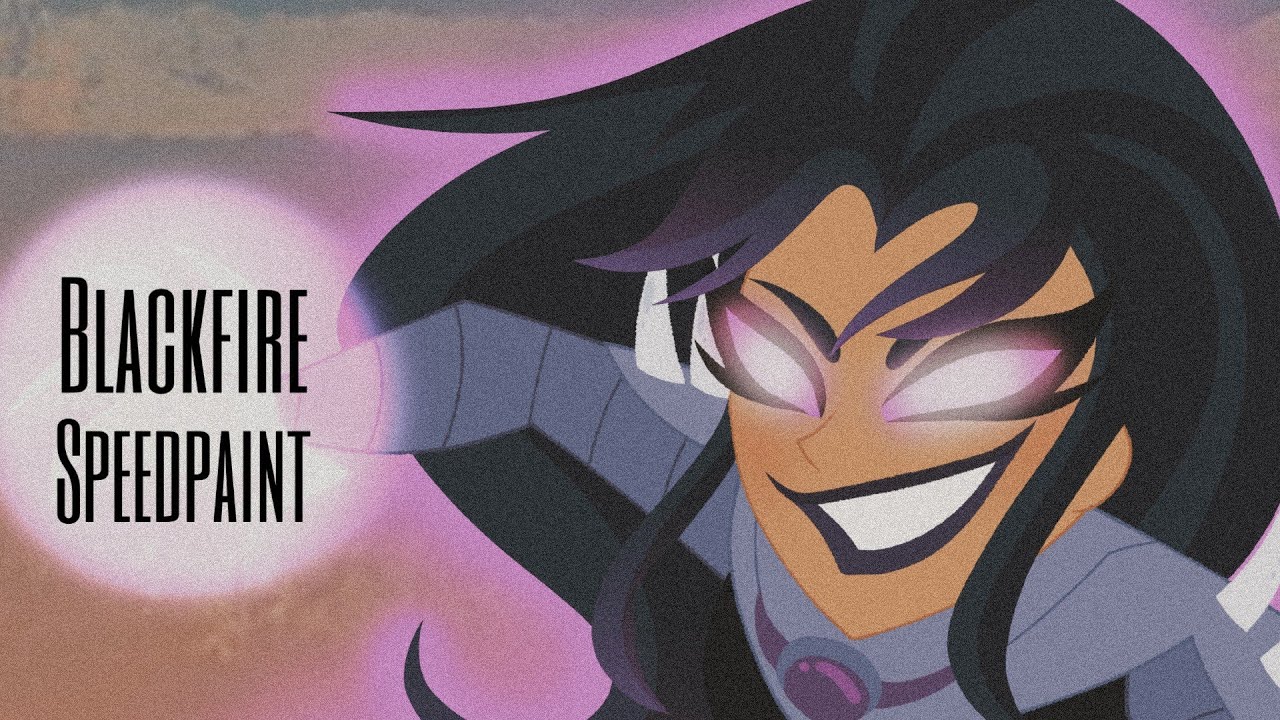 [DCSHG] Blackfire speedpaint || Kora Kumori #dcsuperherogirls