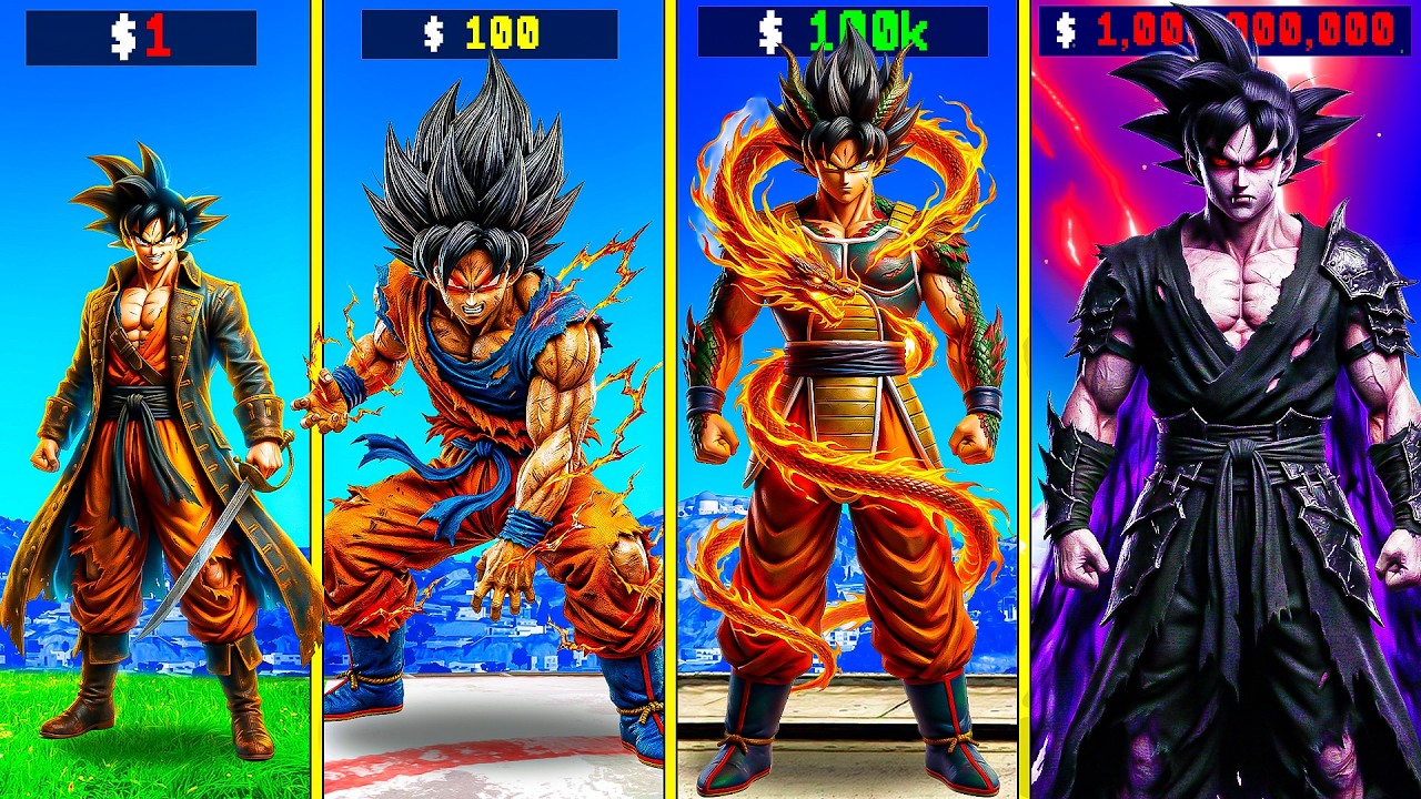 $1 GOKU to $1,000,000,000 in GTA 5