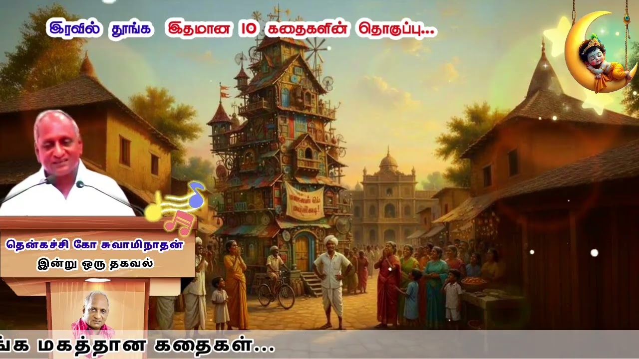 மன அழுத்தம் நீங்கி கவலைகள் மறந்து தூங்க Thenkachi Ko Swaminathan கதைகள் 174 முடிவெடுக்கும் திறன்