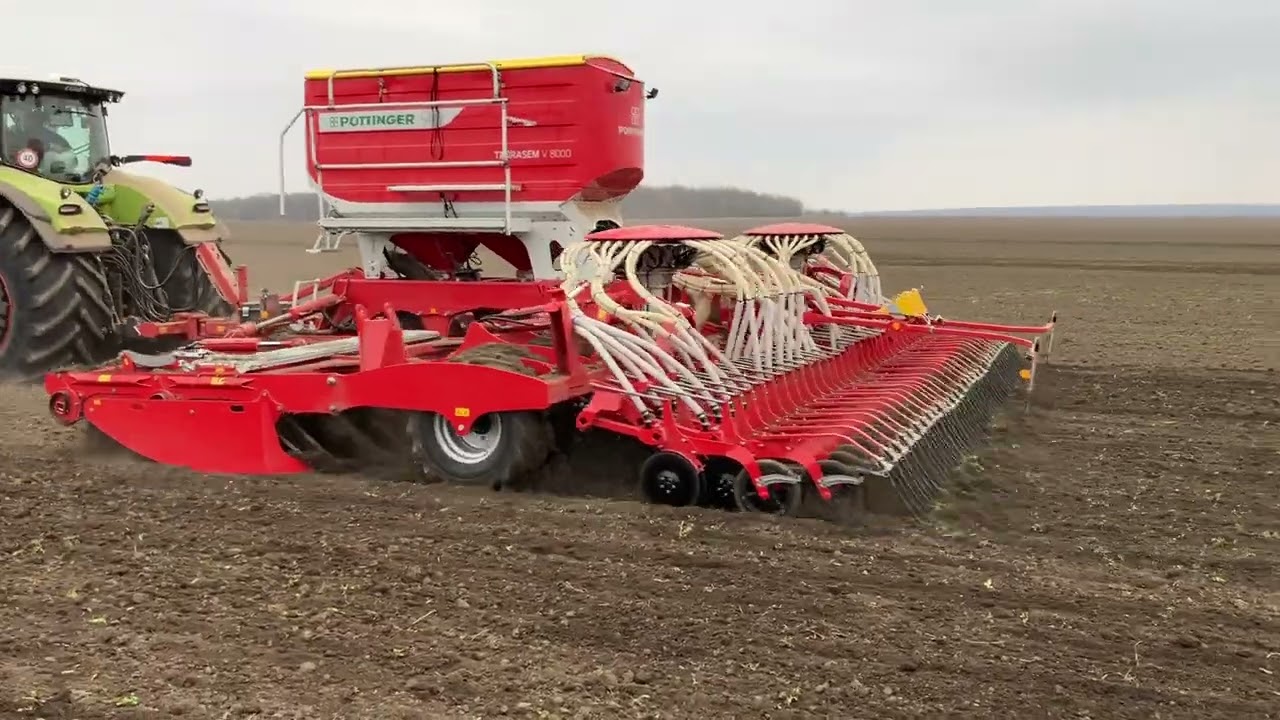 Універсальний посівний комплекс TERRASEM V 8000 D від PÖTTINGER