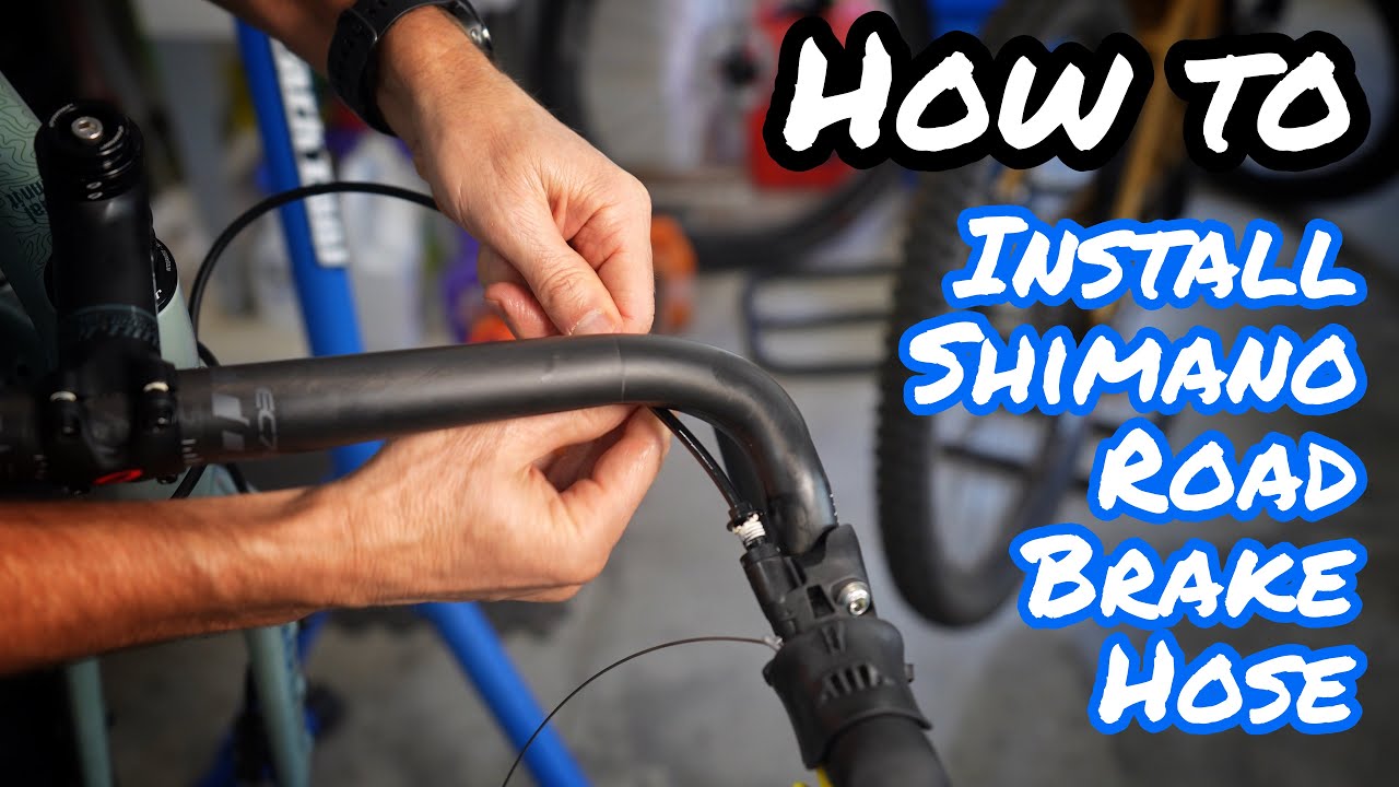 Как установить шоссейный тормозной шланг Shimano