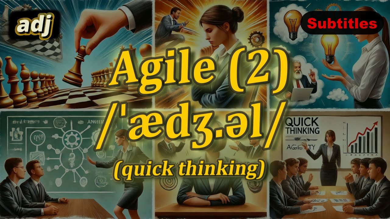 [adj] Agile meaning (quick thinking) with 5 examples