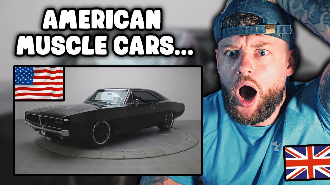 BRIT Reacts to the BEST American Muscle Cars!