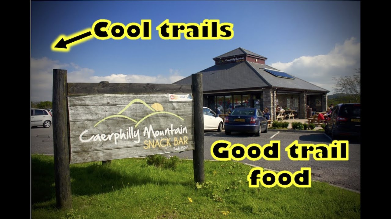 Trails down from the Caerphilly Mountain Snack bar.