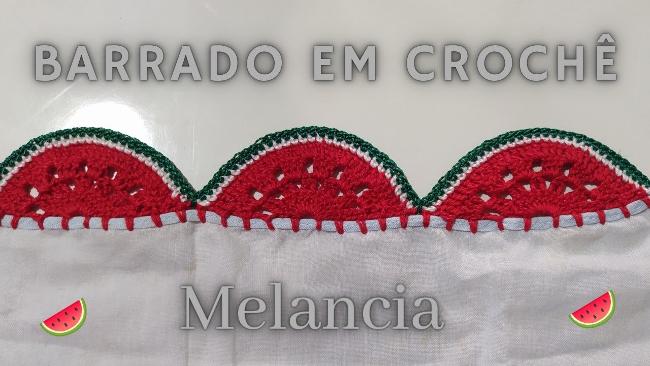 Barrado em #crochê melancia! 🍉🍉🍉