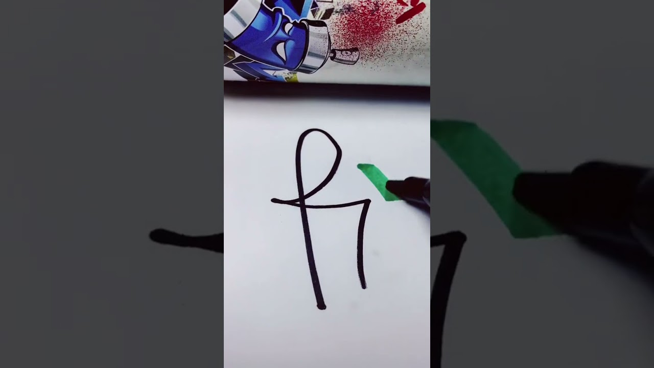 Letter R #graffiti #graffitiartist #graffitibomb #graffitiletters #graffitistyle #graffitivideo