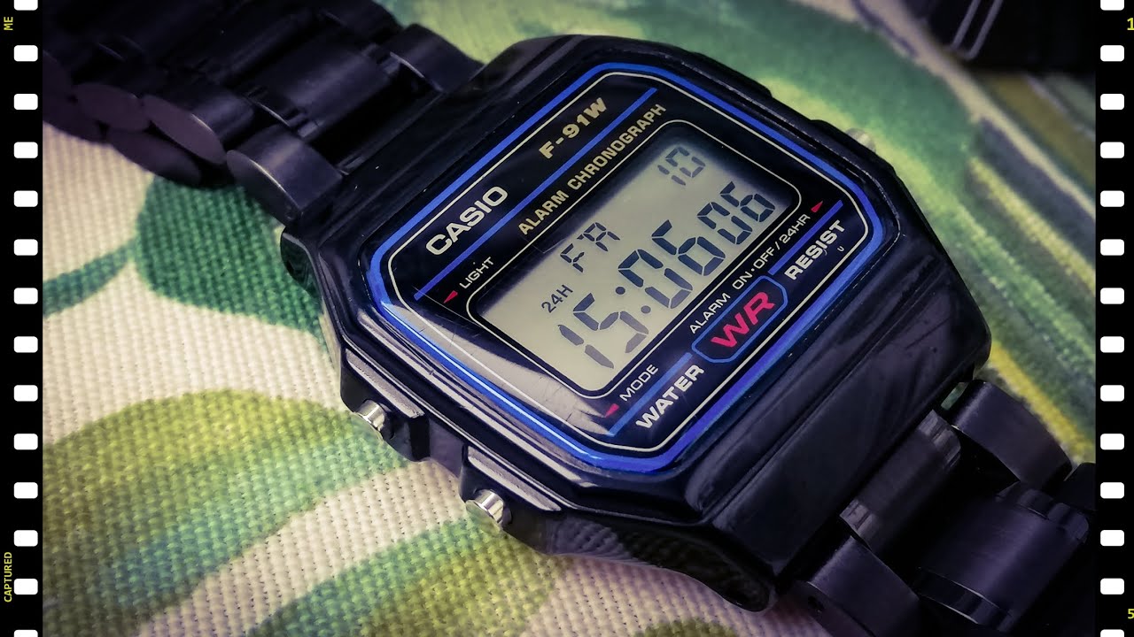 F-91W / Polishing and 2 years of use