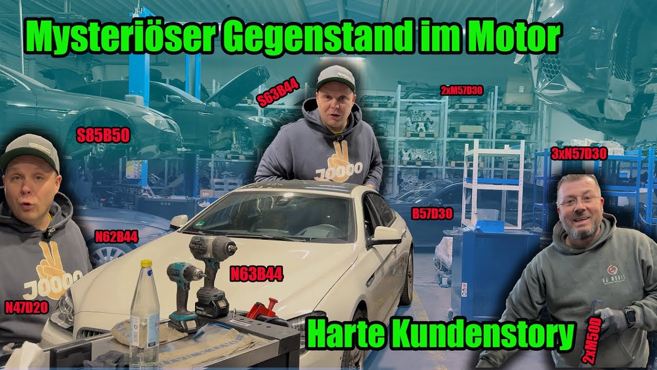 Mysteriöser Gegenstand im Motor ! Harte Kundenstory l Volle Werkstatt dank EUCH :)