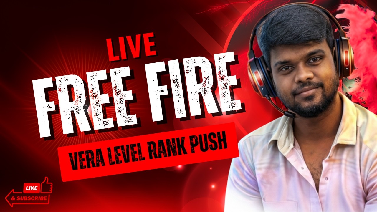 FREE FIRE CS GRAND MASTER PUSH Live Stream [தமிழில்]🔴🇮🇳VD GAMER 🇮🇳🔴