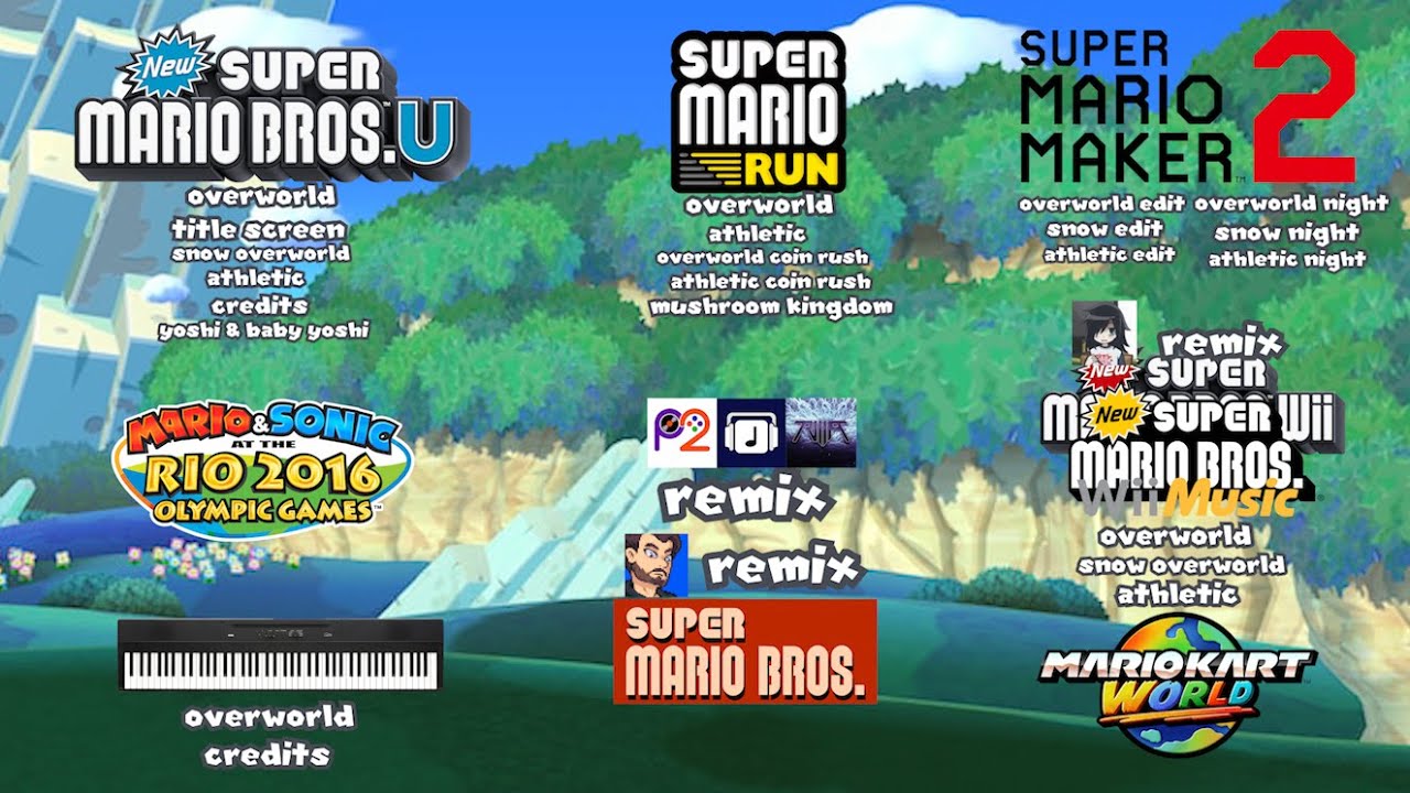 New Super Mario Bros. U Ultimate Mashup Remake