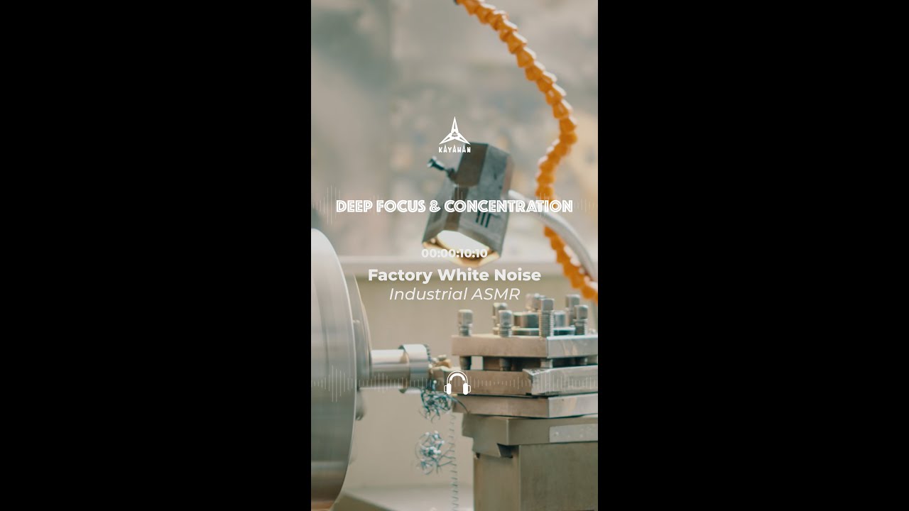 Hydraulic Cylinder Factory White Noise  | Industrial ASMR #shorts