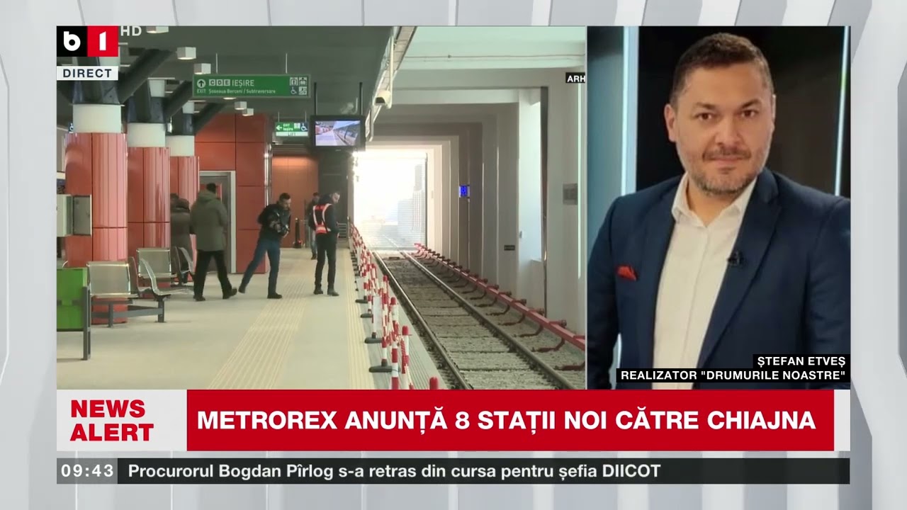 ȘTEFAN ETVEȘ, REALIZ. DRUMURILE NOASTRE, DESPRE PROMISIUNILE AMBIȚIOASE ALE METROREX_Știri B1TV