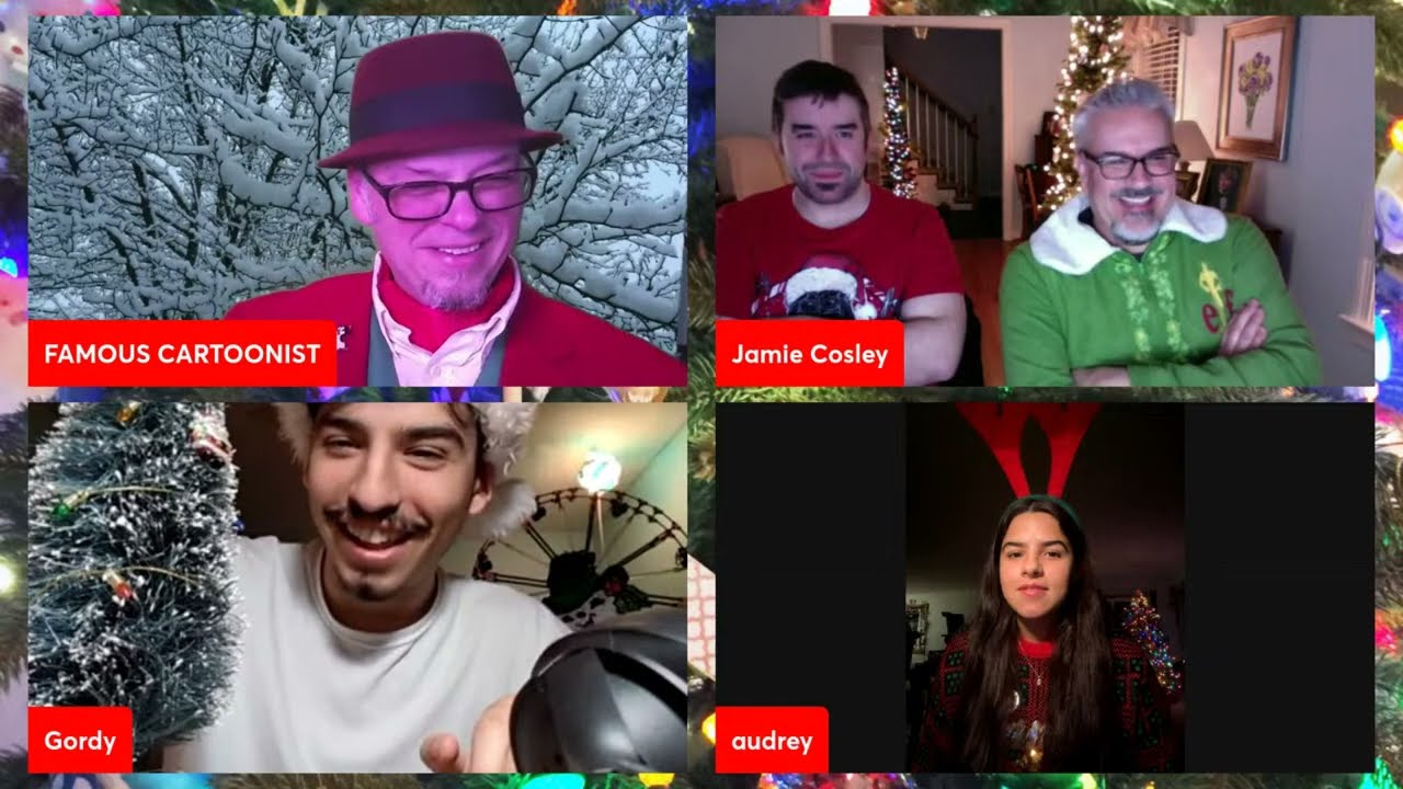 FAMOUS CARTOONISTS SAY THINGS for CHRISTMAS! E184