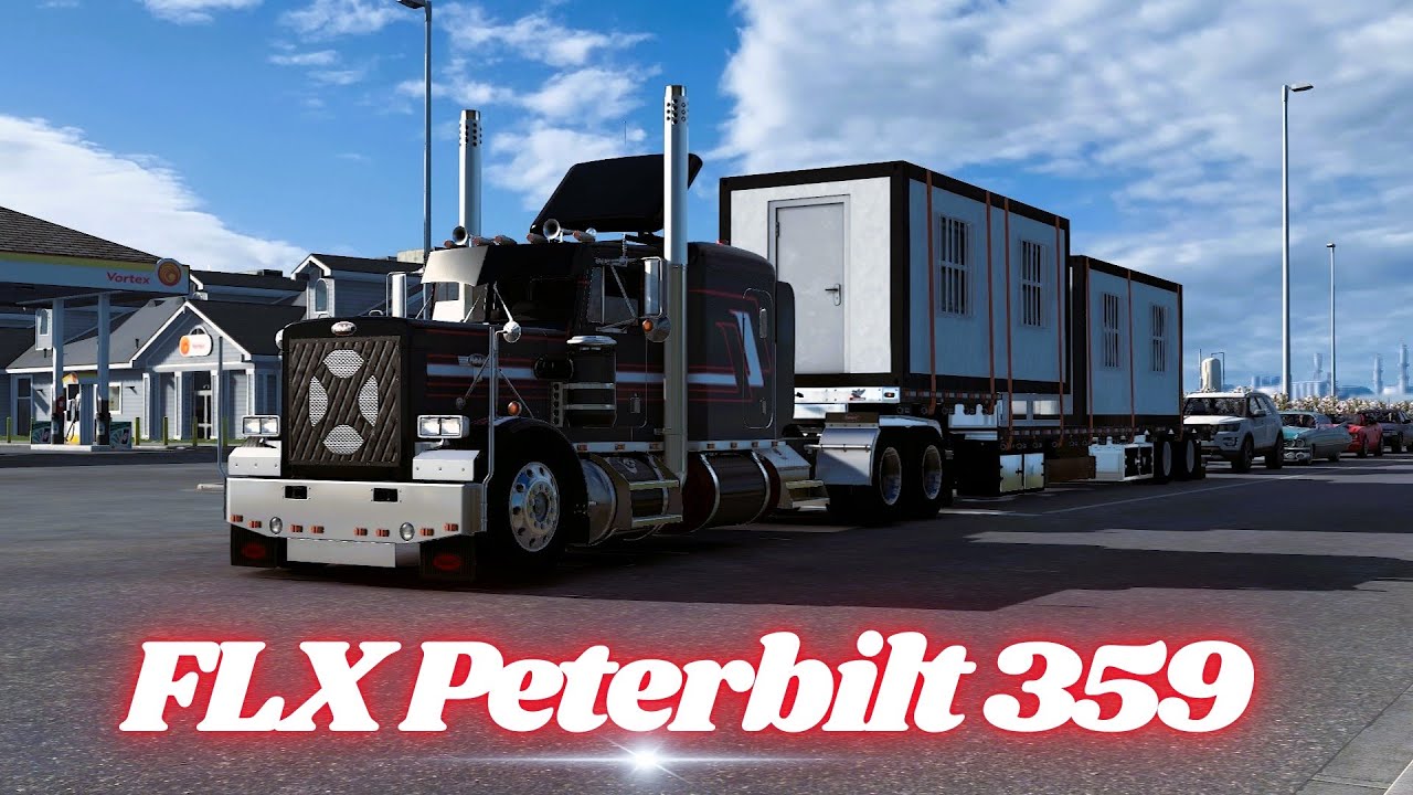 ATS Mods 1.50 | FLX Peterbilt 359 | American Truck Simulator