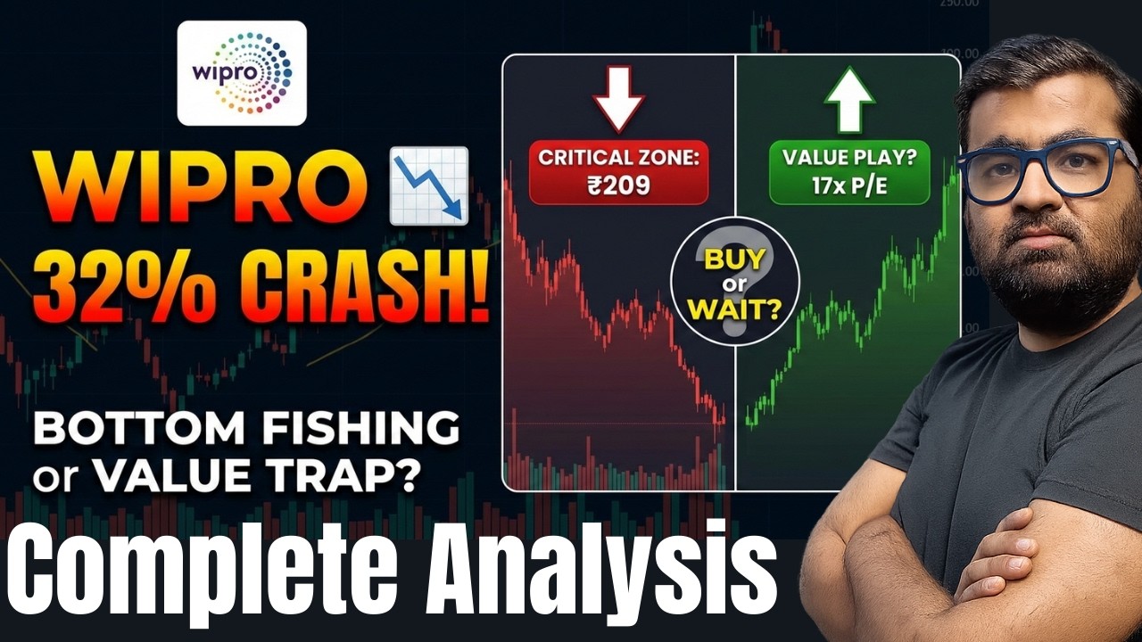 Wipro Stock Analysis: 32% Crash&mdash;Ultimate Bottom Fishing or Value Trap?