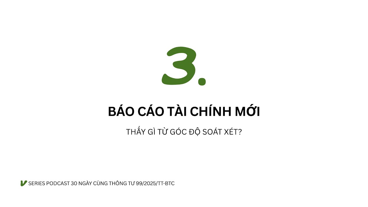 BÁO CÁO TÀI CHÍNH THEO THÔNG TƯ 99/2025