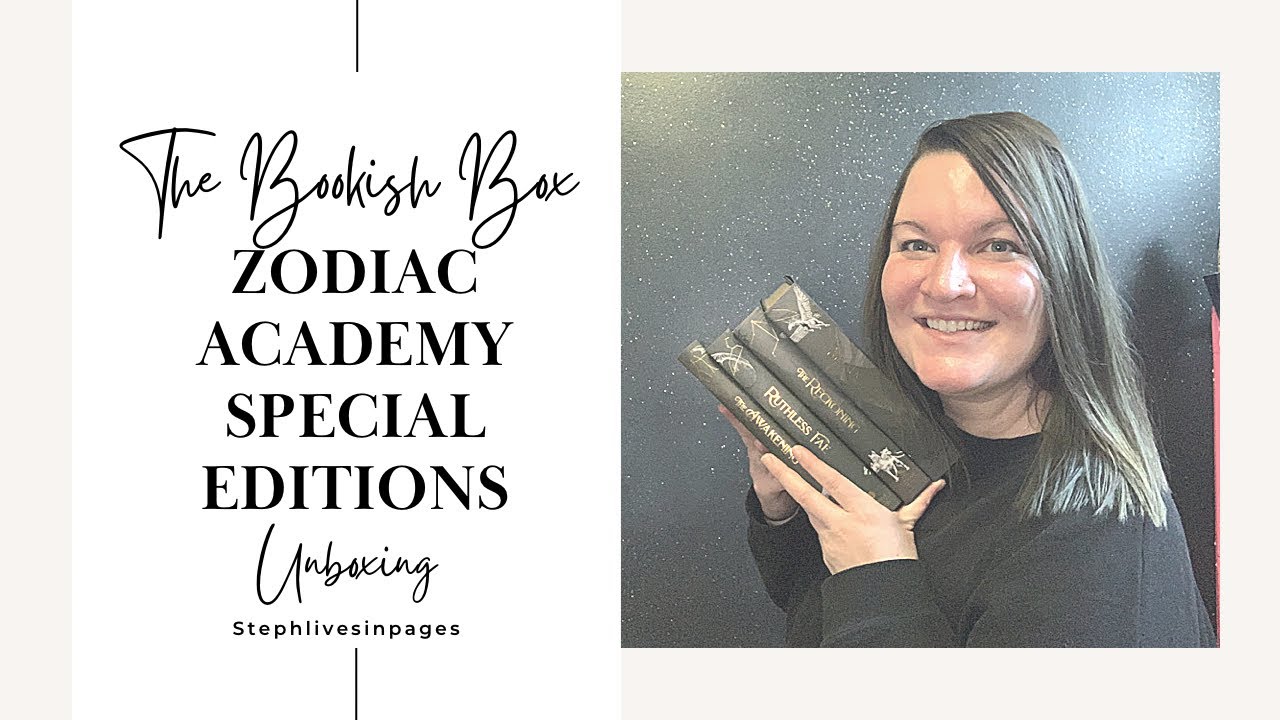The Bookish Box Zodiac Academy Special Editions Unboxing