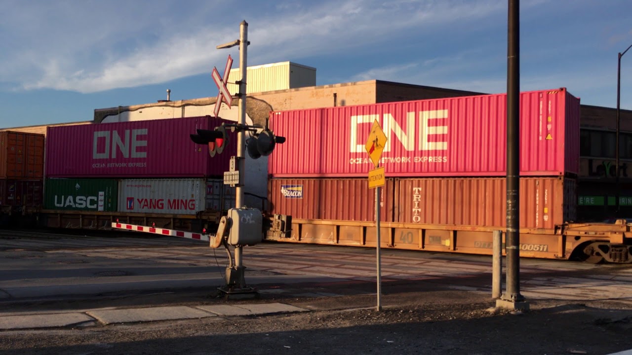 CP 8066 at Downtown Sudbury (4/8/2020)