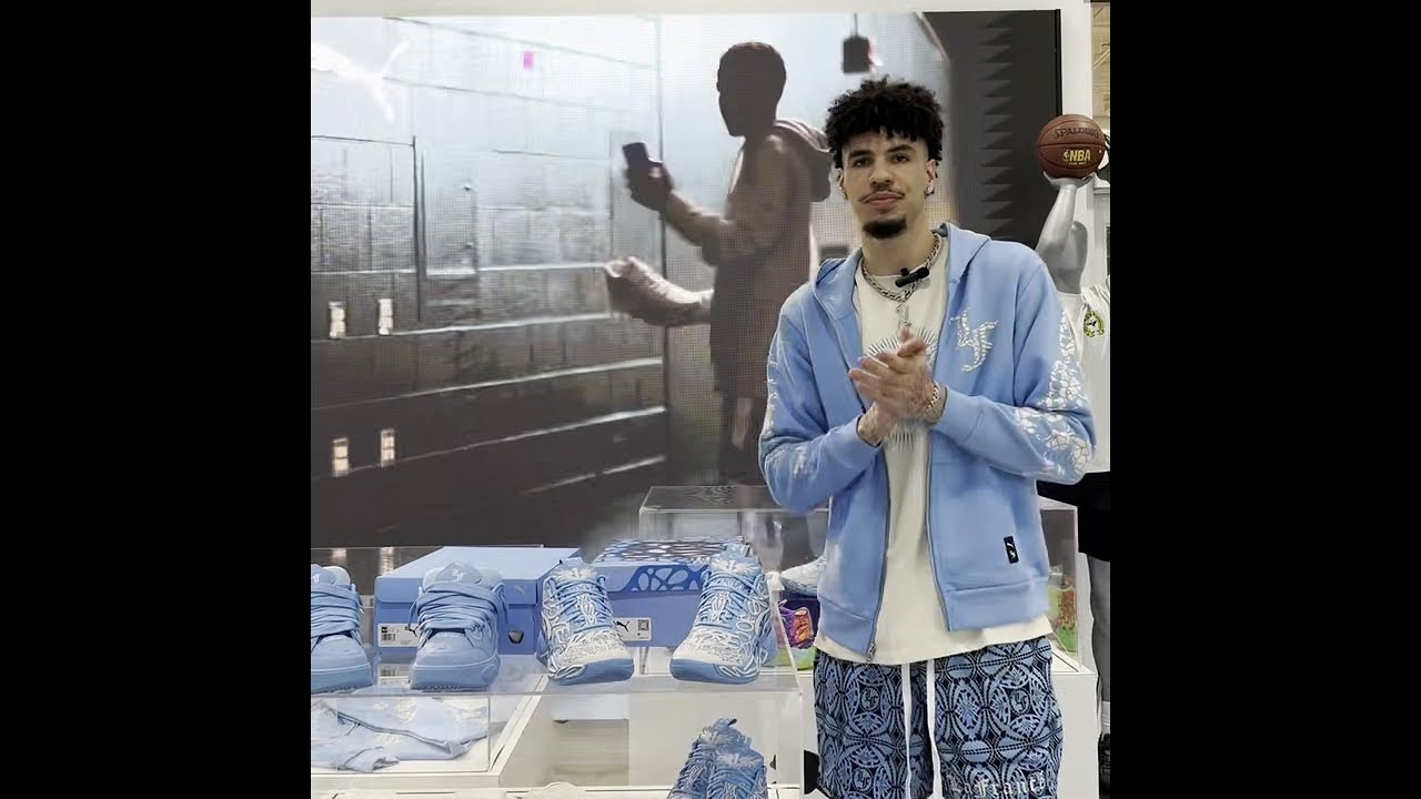 LaMelo Ball Unboxes His Latest Shoes at Champs Sports 🕺🏽🛸