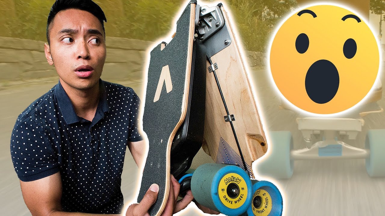 The FASTEST FOLDABLE ELECTRIC SKATEBOARD - BoardUp