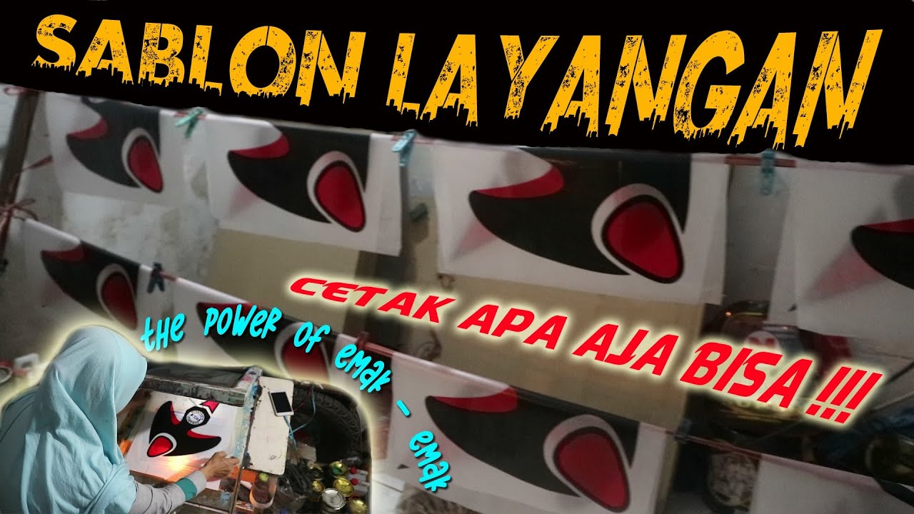 SABLON LAYANGAN DAN MERCHANDISE ll IMRON SCOOT SINGOSARI