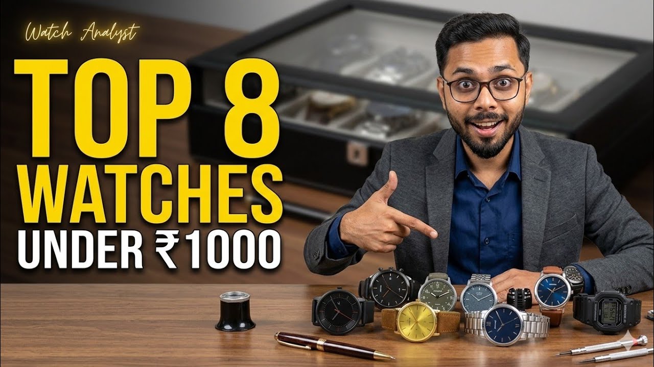 Top 8 BEST Watches Under ₹1000 in 2026 (Sonata, Fastrack,