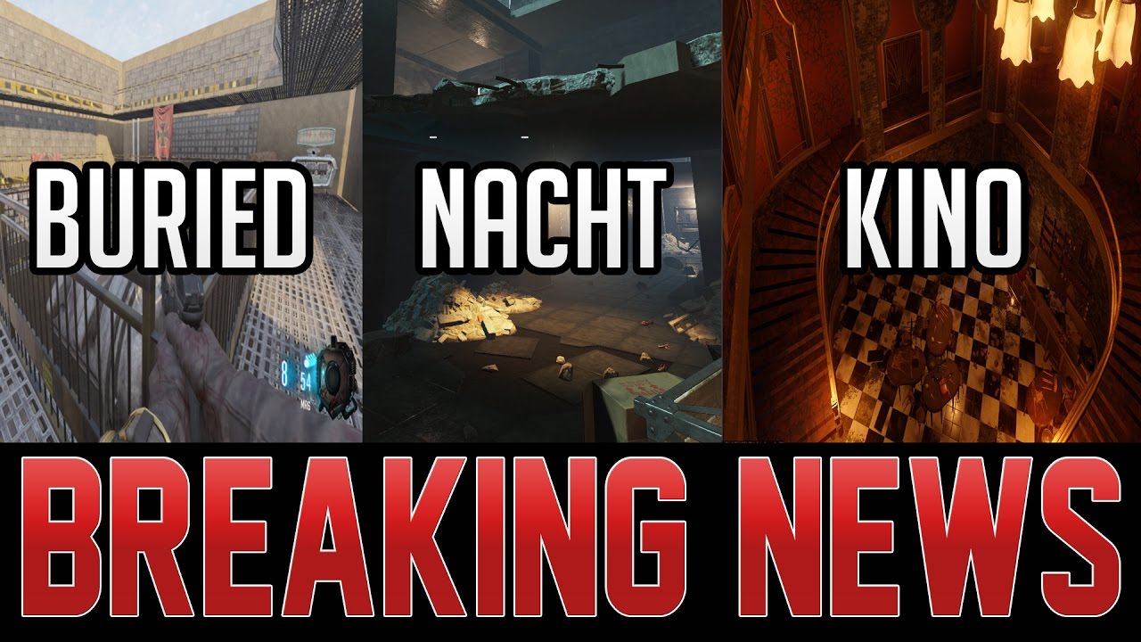 ALL REMASTERED ZOMBIES MAPS IN BLACK OPS 3 MOD TOOLS SO FAR! THUNDERGUN PATCHED ON REVELATIONS!
