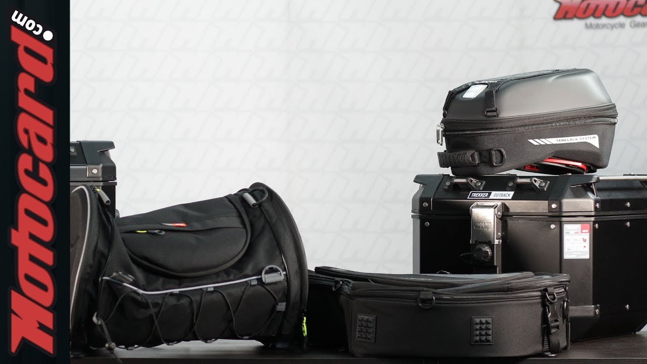 5 TIPOS de maletas para moto. ¿Cuál te conviene más?