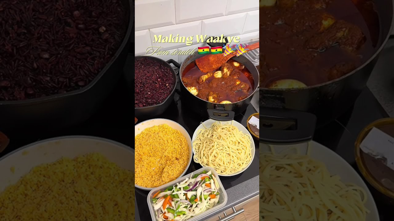 A MUST TRY GHANAIAN DISH “WAAKYE”👩🏾‍🍳🇬🇭🇬🇭