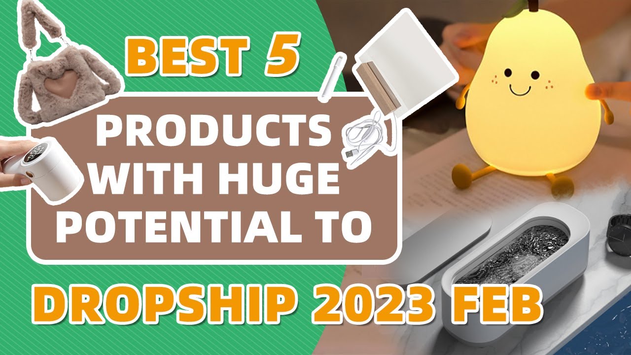 Best 5 Dropshipping Products With Huge Potential 2023 February
