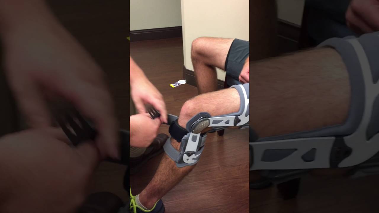 How to Put on a Don Joy Medial Unloader Brace