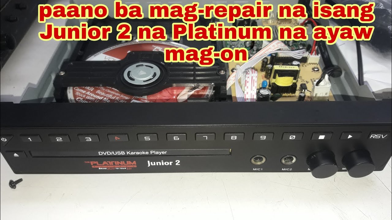 paano mag repair na isang junior 2 na Platinum na ayaw mag-on