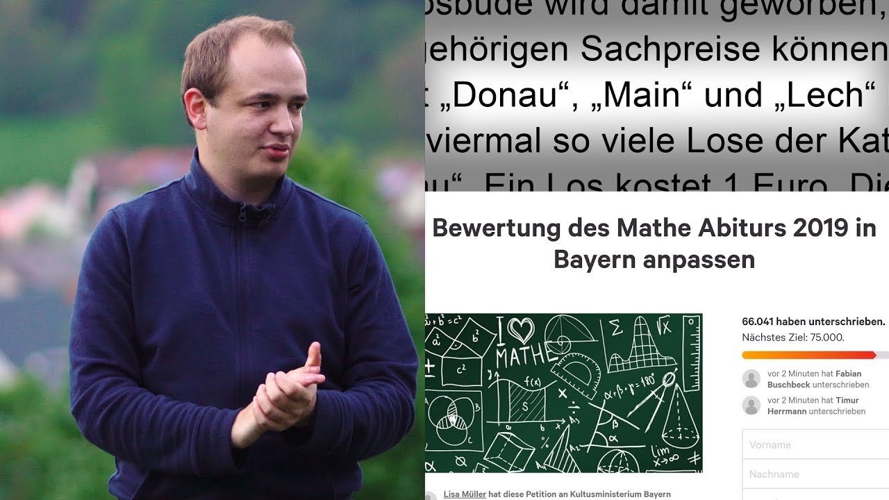 Mathe-Abi 2019 in Bayern zu schwer?