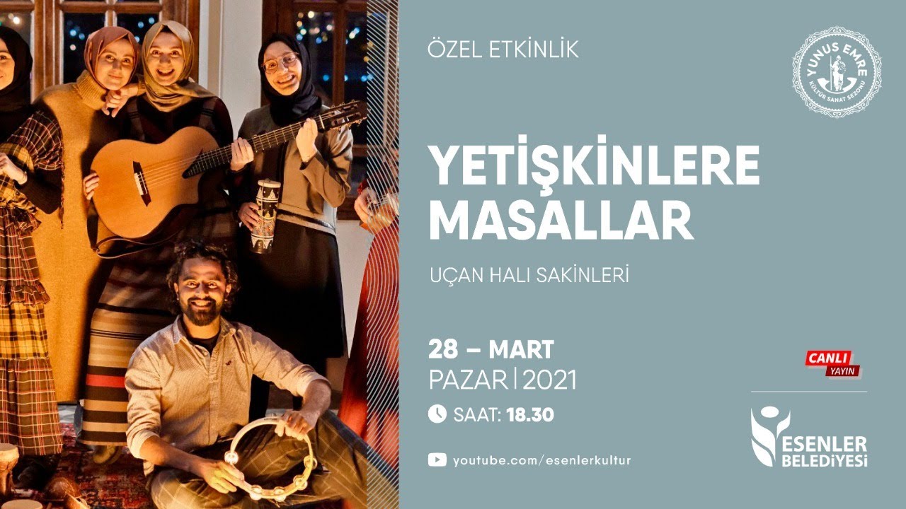 Uçan Halı Sakinleri ile Yetişkinlere Masallar - Canlı Yayın