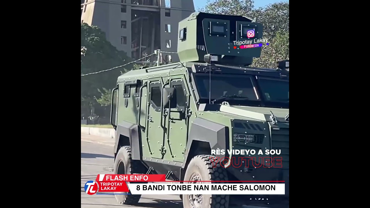 FLASH! Lapolis la vide 8 BANDl at&egrave; nan mache salomon, yo sezi 2 zam deg&egrave; ak plizy&egrave; chaj&egrave;.