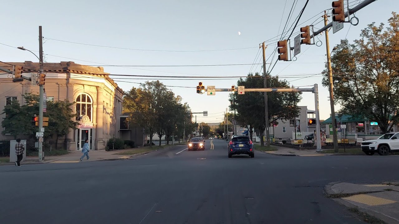 Driving from Trucksville to Wyoming, Pennsylvania