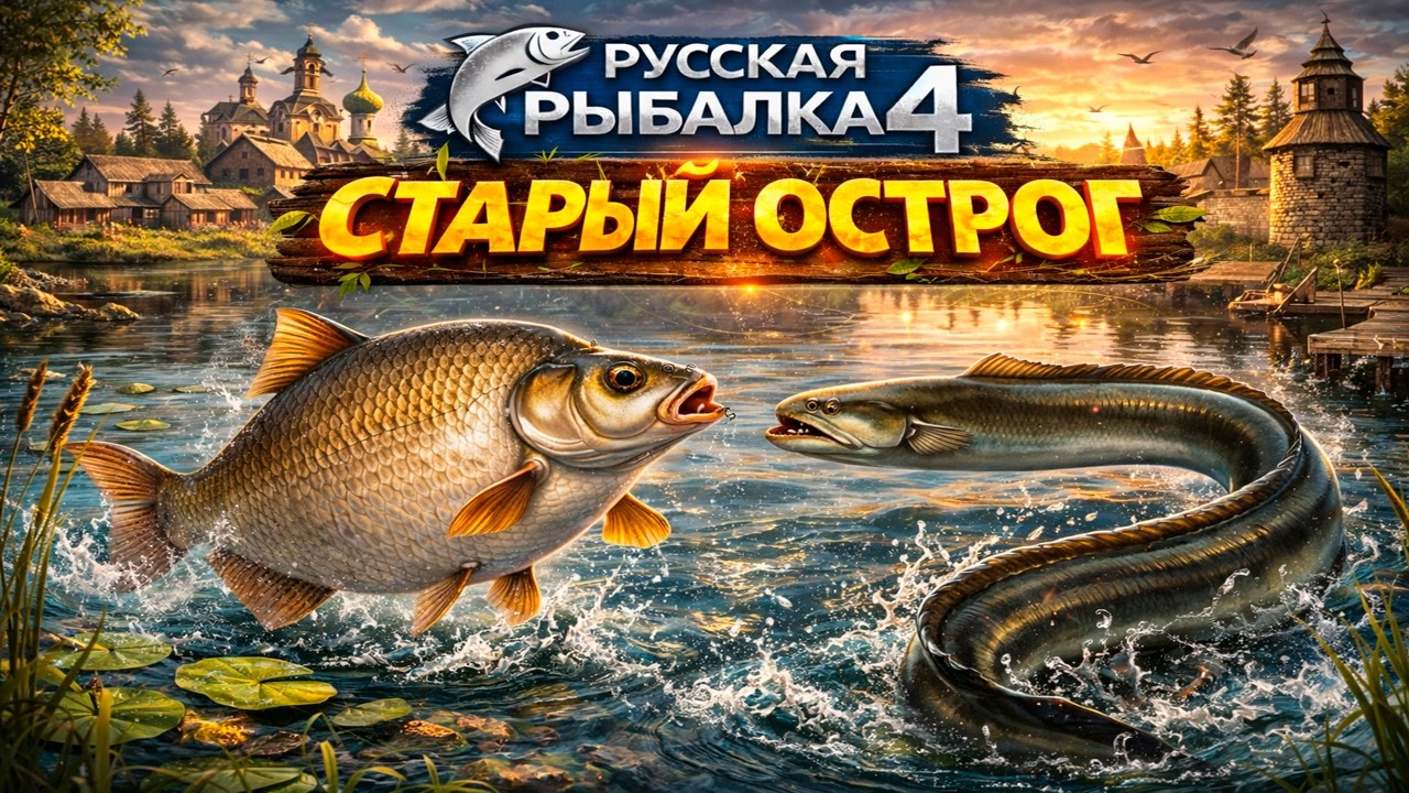 Русская Рыбалка 4 — СТАРЫЙ ОСТРОГ | РАЗМОТЫ  | СЕРИЯ 3