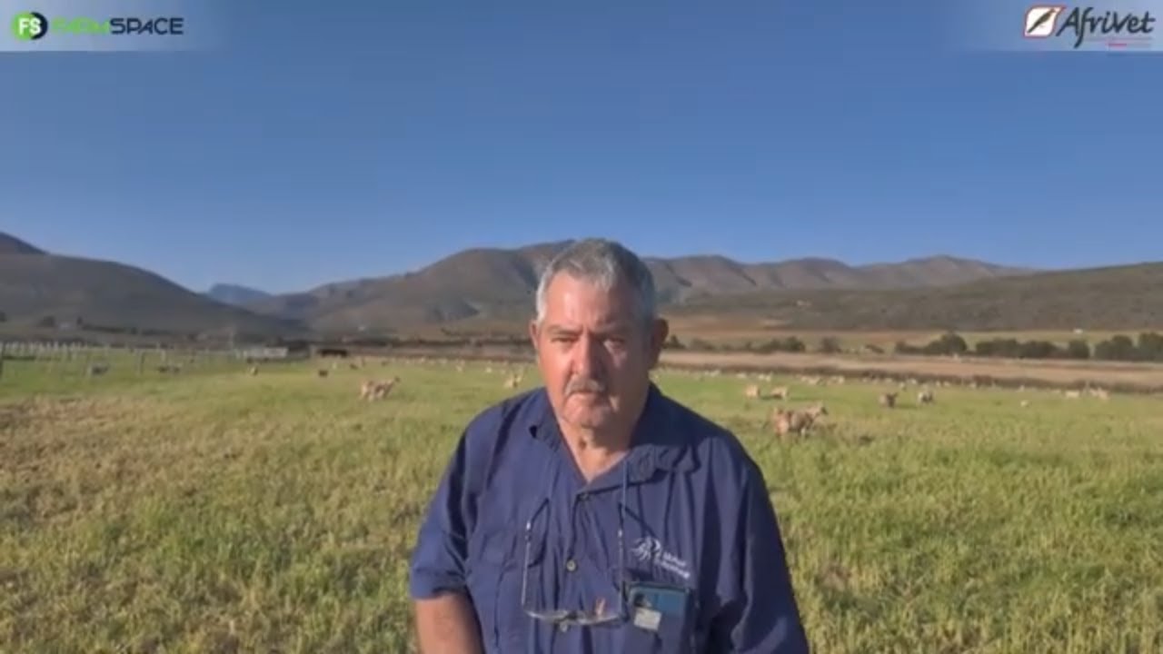 Weber Trüter boer tussen George & Oudtshoorn met Angora bokke en gebruik Afrivet se produkte.